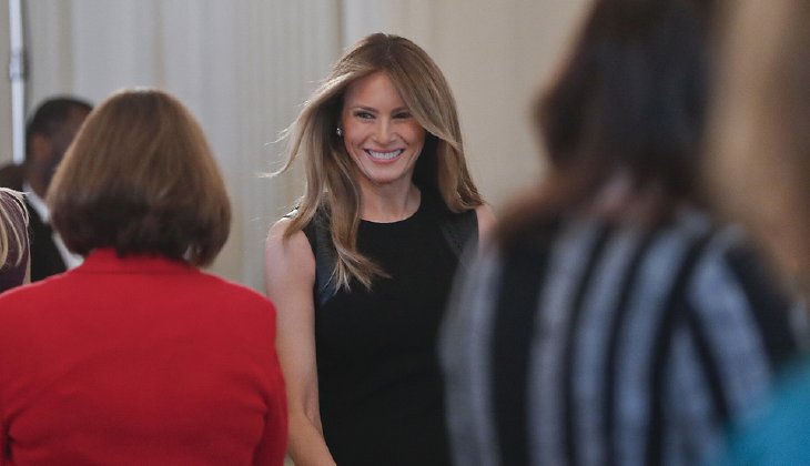 ضیافت ناهار همسر ترامپ در کاخ سفید +عکس